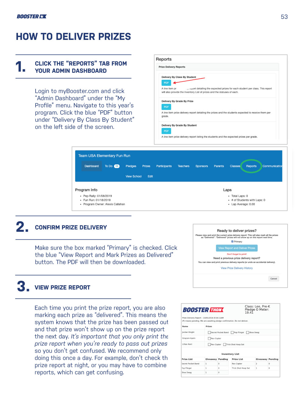 How To Download a Prize Report Browse our Knowledge Base